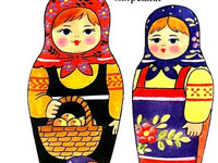 Игра Раскраска для детей Матрешка Игра Раскраска для детей Матрешка