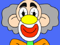 Игра Раскраска для детей Клоун Игра Раскраска для детей Клоун