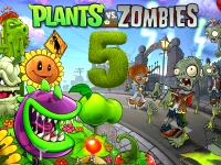 Игра Зомби против растений 5 Игра Зомби против растений 5