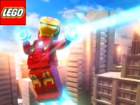 Игра Лего гонки с железным человеком Игра Лего гонки с железным человеком