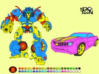 Игра Онлайн раскраска Трансформеры Игра Онлайн раскраска Трансформеры