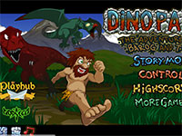 Игра 3д паркур с динозаврами