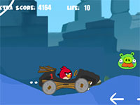 Игра Angry Birds happy wheels