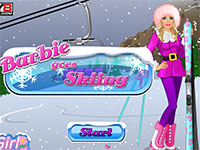 Игра Барби лыжная мода