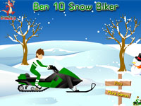Игра Бен 10 снегоход омниверс