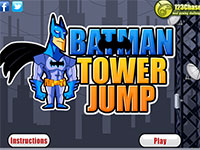 Игра Бэтмен и прыжки к башне