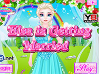 Игра Для школьников Эльза выходит замуж