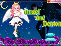 Игра Для девочек ангел и демон