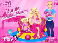 Игра Для девочек беременная Барби рожает