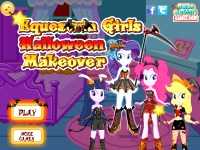 Игра Для девочек макияж на хэллоуин
