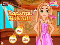 Игра Волшебные волосы Рапунцель для девочек