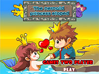 Игра Для девочек Русалка и принц бродилка