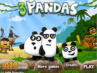Игра Для девочек три панды