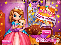 Игра Для девушек: уход за маленькой сестрой