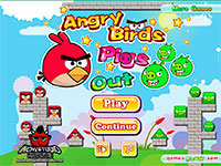 Игра Angry Birds поросята