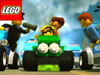 Игра Лего полицейские гонки