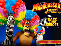 Игра Мадагаскар: гонки на одного