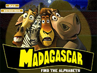 Игра Мадагаскар поиск алфавита