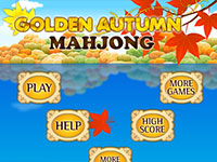Игра Маджонг золотая осень