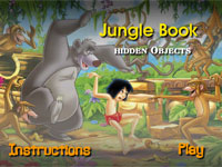 Игра Маугли: поиск предметов