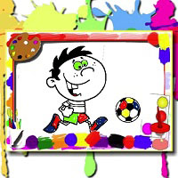 Игра Раскраска для детей Мяч