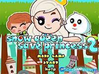 Игра На двоих Снежная королева для девочек