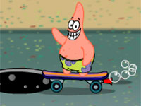 Игра Патрик на скейте
