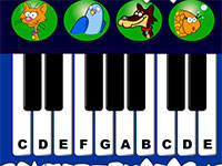 Игра Пианино животных
