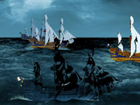 Игра Пираты Карибского моря корабль призрак