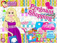 Игра Покупки беременной Барби