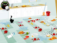 Игра Приключения котика на кухне