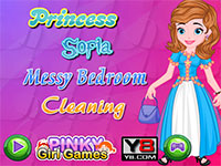 Игра Принцесса София уборка комнаты