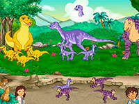 Игра Про парк Юрского периода с динозаврами