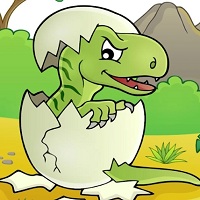 Игра Раскраска динозавр для мальчиков