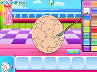 Игра Раскраска пасхального яйца для девочек и мальчиков