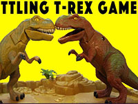 Игра Рекс охотиться на динозавров