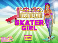 Игра Симулятор для девочек скейтбордистка