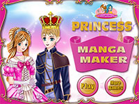 Игра Создай манга принцессу