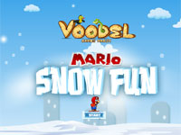 Игра Супер Марио снежная забава