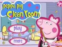 Игра Свинка Пеппа - уборка комнаты