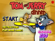 Игра Том и Джерри обед