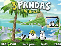 Игра Три панды в Бразилии