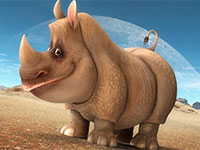 Игра Удержи носорога для мальчиков