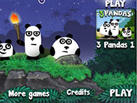 Игра Три панды в лесу
