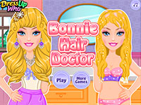 Игра Барби лечит волосы