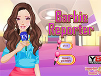 Игра Барби репортёр на показе мод
