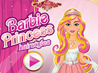 Игра Прически для Барби супер принцессы