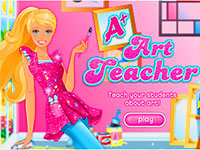 Игра Барби учительница