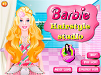 Игра Барби в парикмахерской