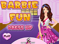 Игра Барби весёлый показ мод